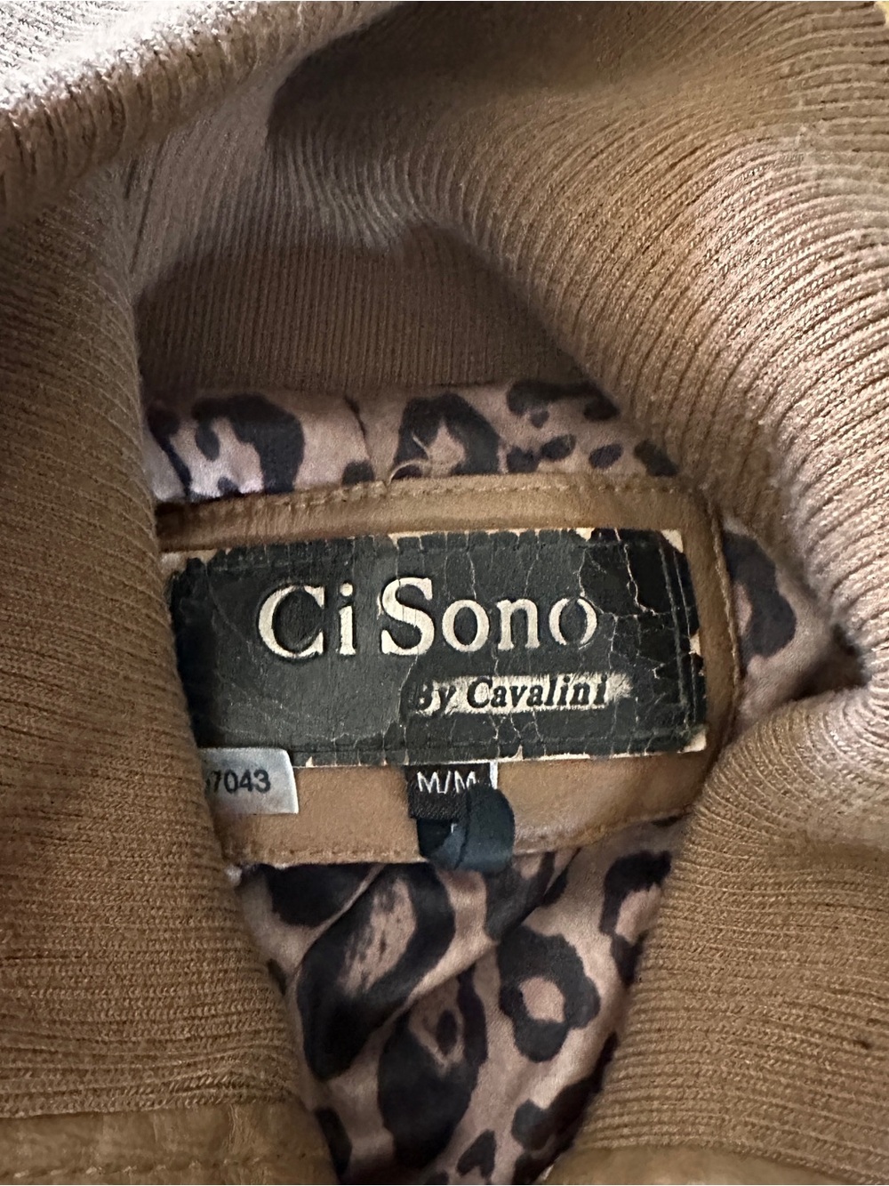 Camel leather jacket - Picture 2 of 3